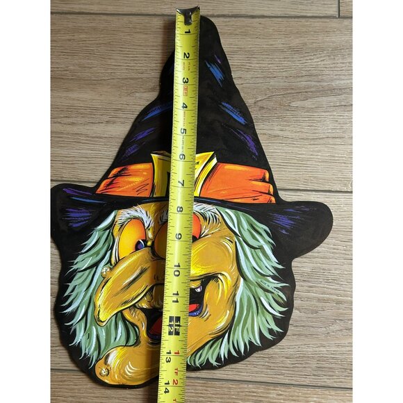 VTG Halloween Die-Cut Decorations 3D Moveable Witch Cat Pumkin Spider Lot of 8 - Picture 7 of 7